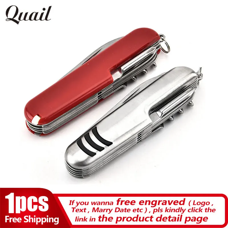 

Quail Multi-Functional Swiss Stainless Steel Folding Knife Multi Tool Army Knives Pocket Hunting Outdoor Camping Survival Knife