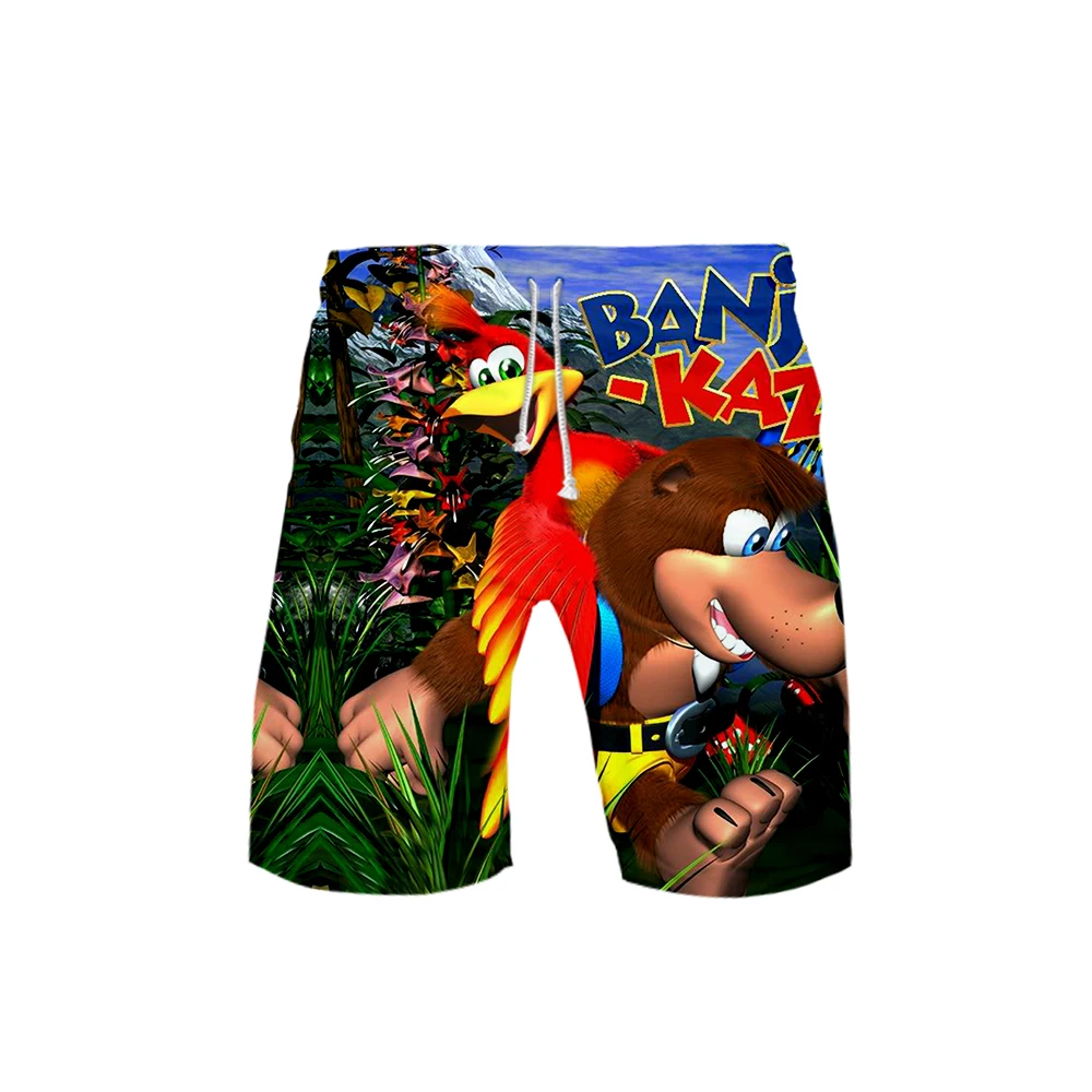 Банджо Kazooie 3D печатных Пляжные шорты Мужская модная уличная одежда шорты Новое поступление, горячая распродажа Повседневная летняя одежда