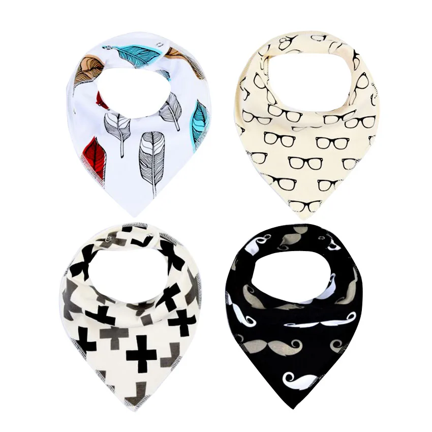 Хлопковый детский нагрудник Слюнявчик с рисунком стрелы треугольник одежда для