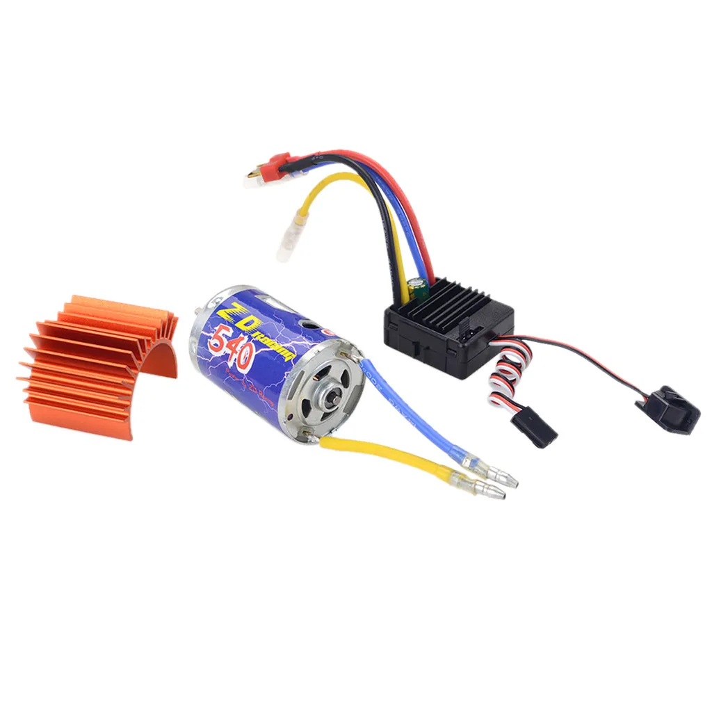 ZD Racing 540 Brushed Motor + 45A ESC w/Radiator for 1/10 RC Crawler Car Parts Accessories Toys Children A611 | Игрушки и хобби