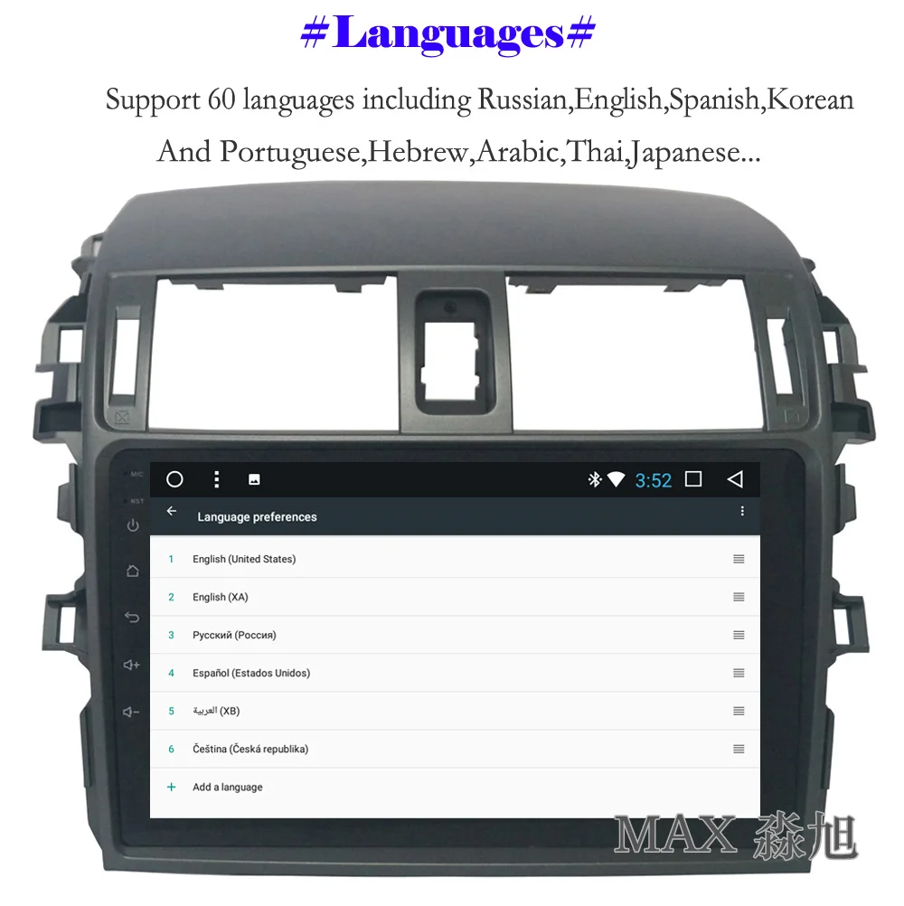 Excellent MAX 2G RAM 32G ROM Android 8.1.0 Car DVD Player For Toyota corolla 2007 2008 2009 2010 2011 Car Radio RDS BT WiFi SWC GPS Map 3