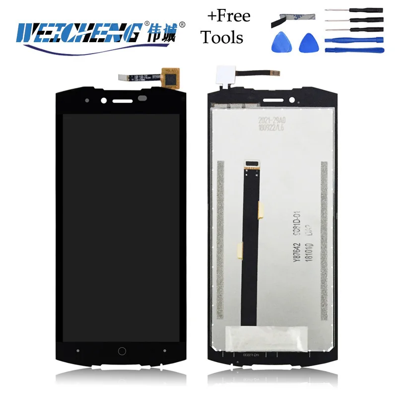 

WEICHENG 5.5 inch for Doogee S55 LCD Display+Touch Screen Digitizer Assembly 100% Original New LCD+Touch Digitizer for S55 lite