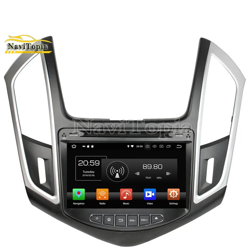 NAVITOPIA 8 4G + 64G Восьмиядерный Android 0 автомобильный радиоприемник стерео для Chevrolet Cruze