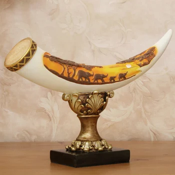 

resin Arts Crafts gifts Ivory ornaments crafts jewelry decoration shelf Home Furnishing entrance study lucky gifts