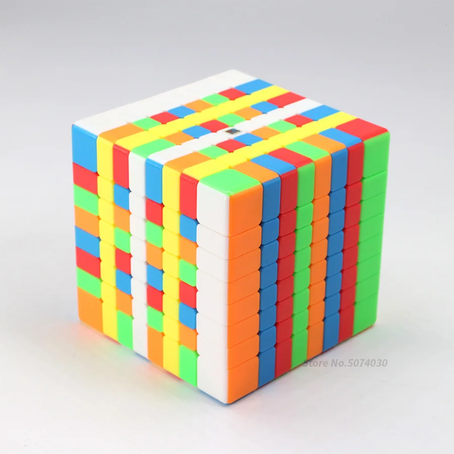 Moyu 8x8x8 волшебный куб 8 слоев головоломки 8x8 черный Stickerless Neo Cubo Magico 8*8*8 игра, развитие игрушки для детей