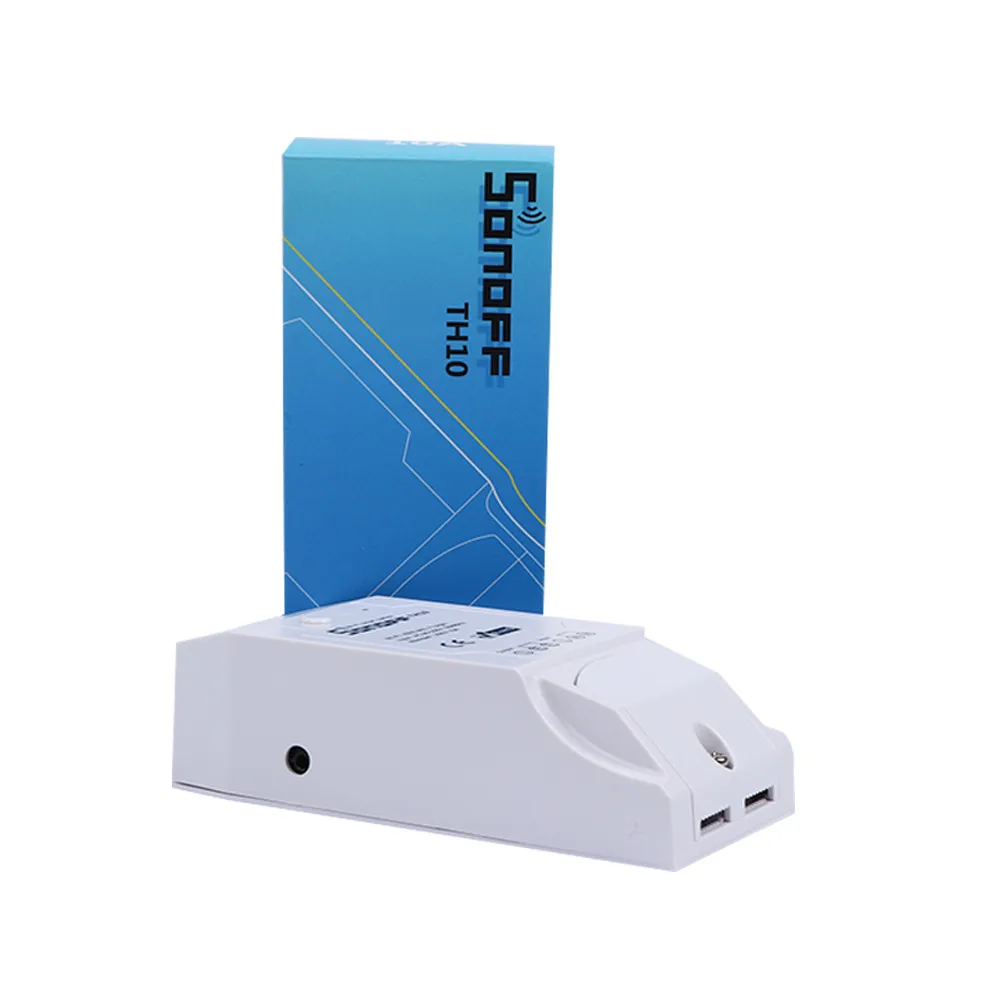Умный Wi-Fi переключатель контроллер Sonoff TH 10A с температурным датчиком мониторинг Featur домашней автоматизации D.5