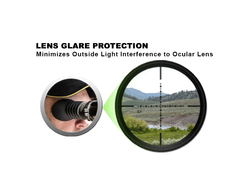 Rubber 38mm inner Diameter Eye Protector Scope Recoil Eye Protector for Hunting Sight Protect Eyes Eyeshade