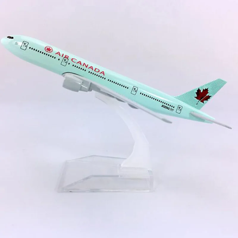 16 см 1:400 Boeing B777-200 модель Air Канада Самолет Авиакомпания с базовым сплавом самолет Коллекционная демонстрационная коллекция игрушек