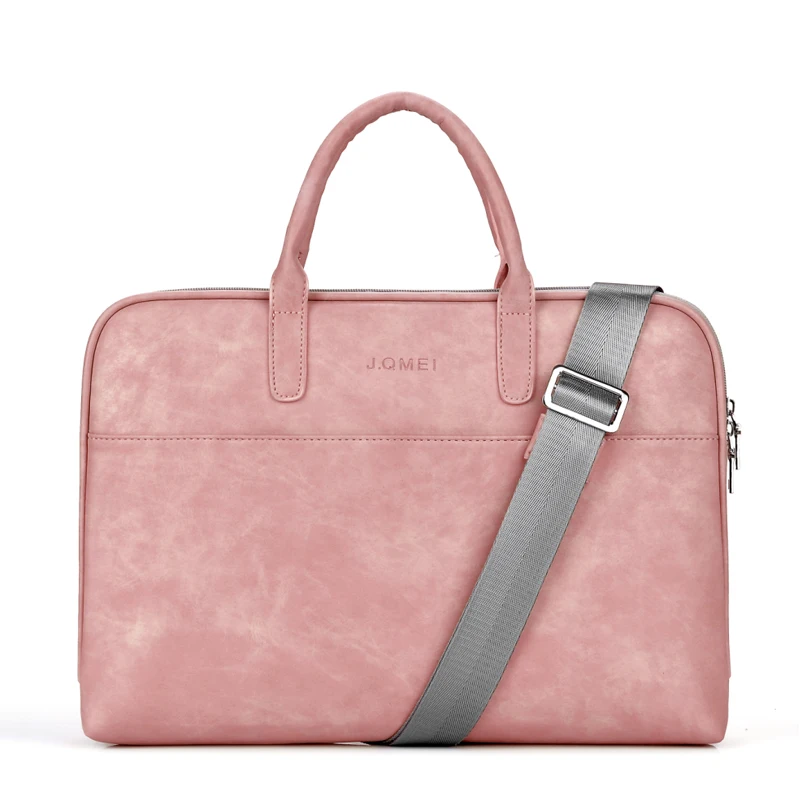 

Fashion PU waterproof Scratch-resistant Laptop Shoulder Bag 13 14 15.6 inch for MacBook Air Notebook Shoulder Carry Case