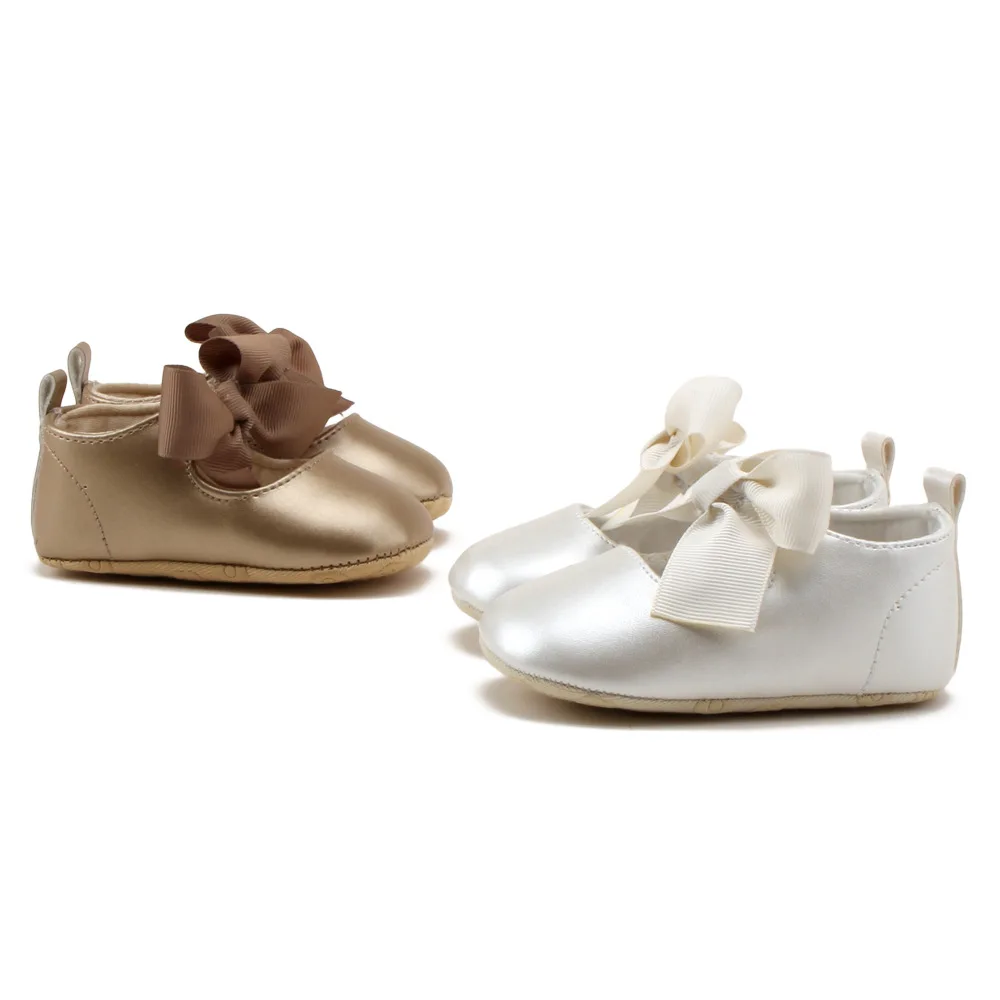 Bebe/Классическая Повседневная обувь; однотонная обувь для малышей; детская кроватка; обувь для новорожденных; Туфли Mary Jane с большим бантом; христианское распятье; Танцевальная обувь