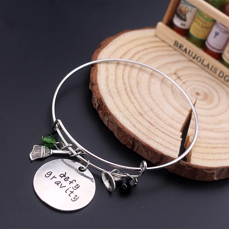 12pcs/lot/ Defy gravity charm pendant bracelet hp magic Inspired