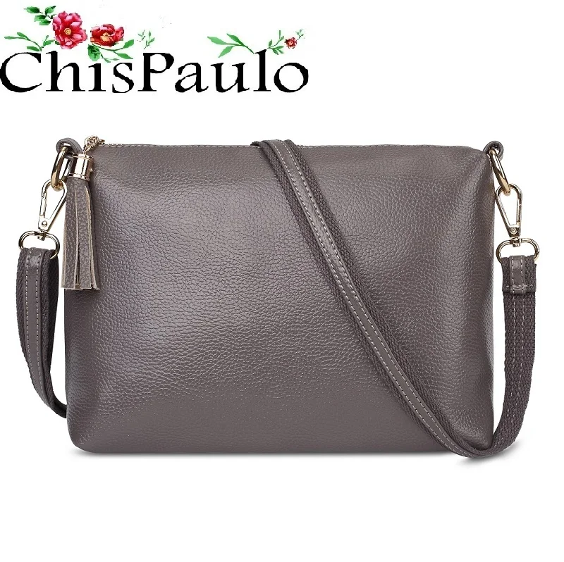 CHISPAULO Woman Bag 2017 Brand Designer Handbags High Quality Fashion Genuine Leather Bags For Women Messenger Crossbody Bag X59 CHISPAULO Woman Bag 2017 Brand Designer Handbags High Quality Fashion Genuine Leather Bags For Women Messenger Crossbody Bag X59