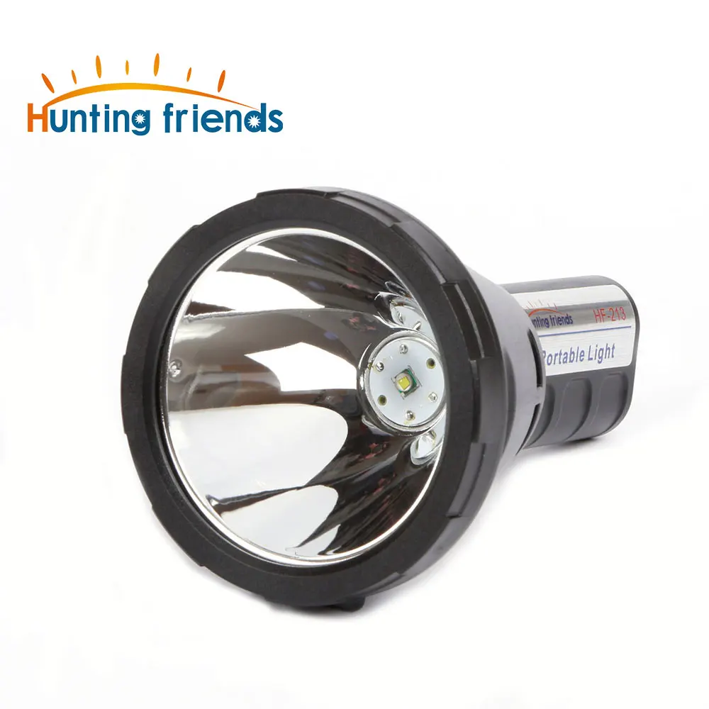 Hunting Friends Super Bright Portable Flashlight Waterproof LED Spotlight Torch Built-in 2x18650 Rechargeable Lithium Batteries Hunting Friends Super Bright Portable Flashlight Waterproof LED Spotlight Torch Built-in 2x18650 Rechargeable Lithium Batteries