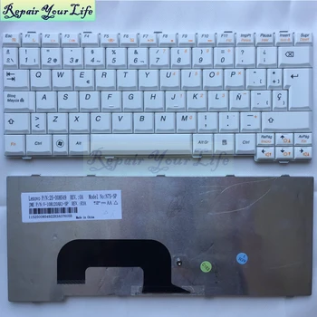 

Repair You Life laptop keyboard For Lenovo Ideapad S12 K23 K26 SP layout replacement kayboard white color