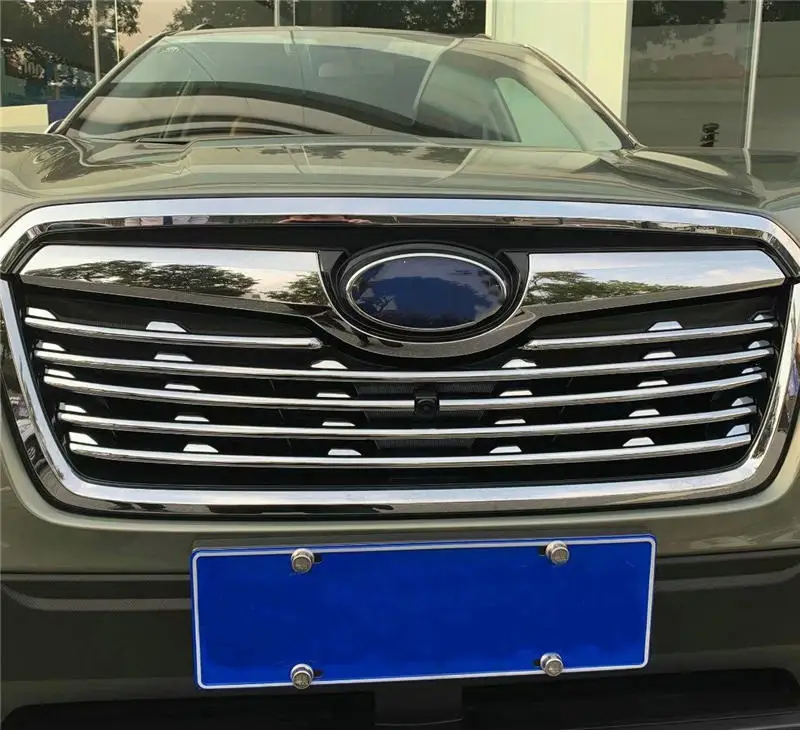 WELKINRY Авто покрытие Стайлинг для Subaru Forester SK ABS Хромированная передняя решетка воздухозаборника отделка