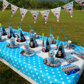 

Batman Superhero Avengers Kids Birthday Party Decoration Set Party Supplies Baby Birthday Pack event party supplies AW-1662