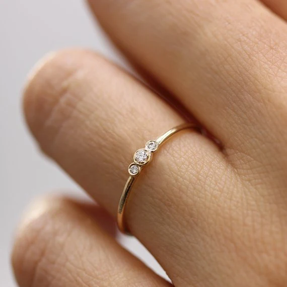 Модные кольца серебряного/розового золота/кольца золотистого цвета кольца простой кристалл Бренд Кольца для женщин подарок на помолвку или на свадьбу