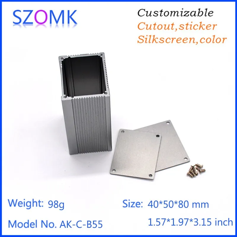 aluminum extrusion case szomk aluminum project box electronics enclosure for pcb aluminum amplifier housing box extruded junction box aluminum diy box pcb control enclosure electrical gps tracker outlet boxes   (8)
