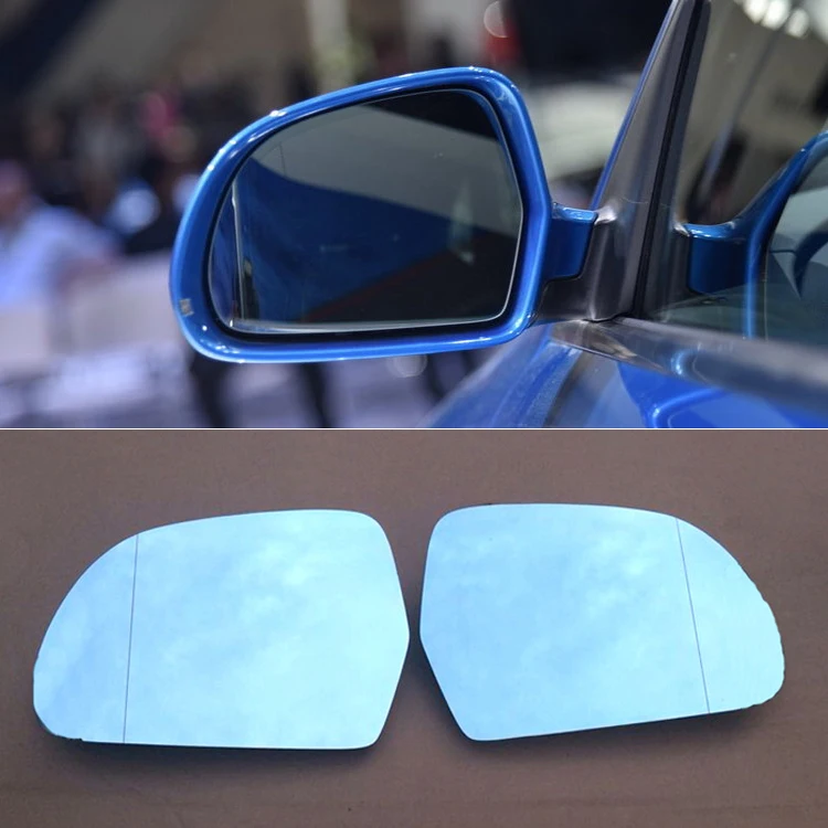 Ipoboo 2 шт. новые мощные с подогревом w/поворотные боковые зеркальные синие очки для