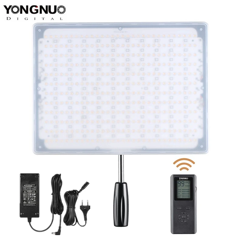 

YONGNUO YN600 RGB LED Video Light Adjustable Bicolor 3200K-5500K Dimmable Wireless Bluetooth Remote for Canon Nikon