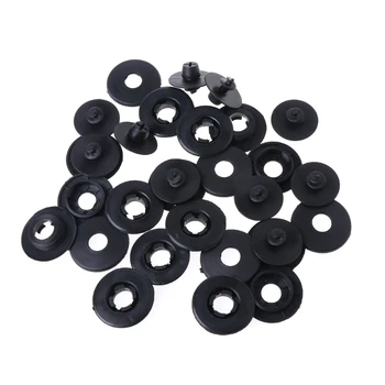 

Hot New 10 Pcs Auto Fastener Floor Mat Fixed Clip Car Interior Accessories For VW Golf 6 Passat CC Tiguan