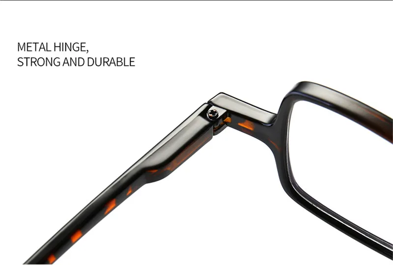 Zilead Ultralight Anti Blue Light Reading Glasses Small Frame Square Presbyopia Eyeglasses Hyperopia Eyewear With0.+4.0 Unisex