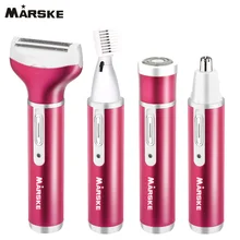 4 в 1 перезаряжаемый Электрический эпилятор, беспроводной эпилятор для удаления волос, уход за кожей, женский эпилятор, электрический эпилятор для удаления мозолей ног