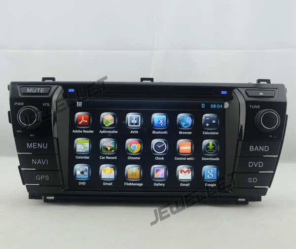 Perfect Quad core 1024*600 HD screen Android 9.0 Car DVD GPS radio Navigation for Toyota Corolla 2014-2016 right hand drive 7