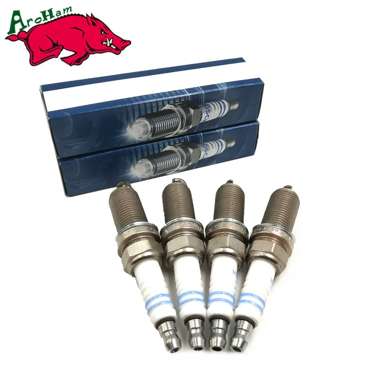 Aroham 4 Piece/Lot FR8SC+/0242229797 Spark Plugs For PEUGEOT 206 Aroham 4 Piece/Lot FR8SC+/0242229797 Spark Plugs For PEUGEOT 206