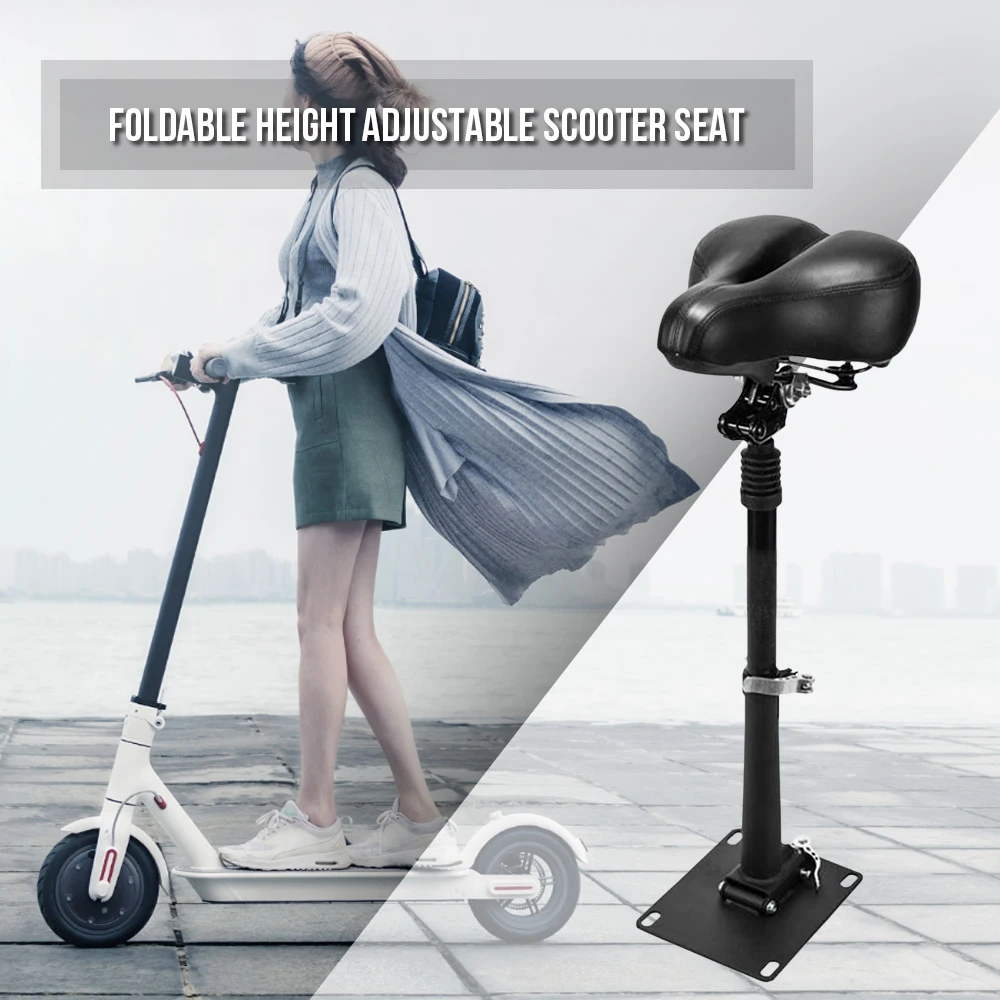 

Electric Skateboard Saddle for Xiaomi Mijia M365 Scooter Foldable Height Adjustable Shock-Absorbing Folding Seat Chair