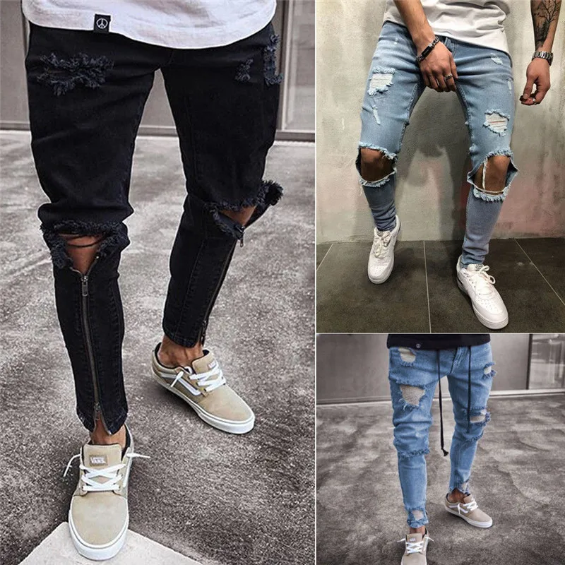 ripped hole jeans