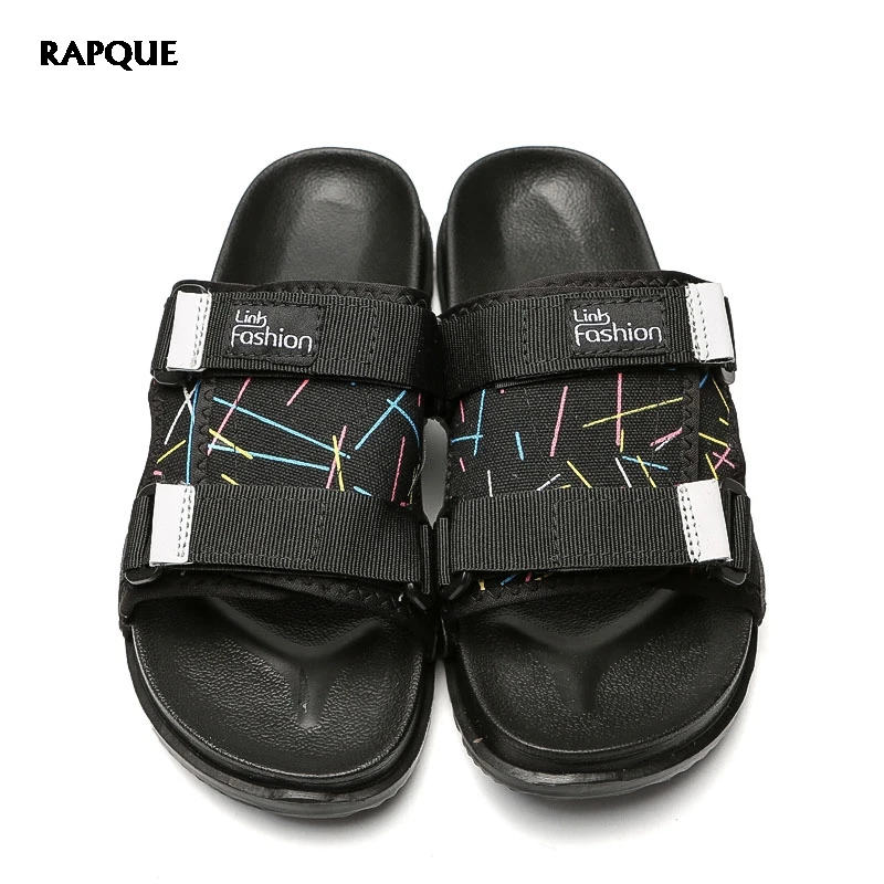 

Slippers men slides man summer shoes beach slipper men's sandals walking flats breathable good quality shoes designer outdoor