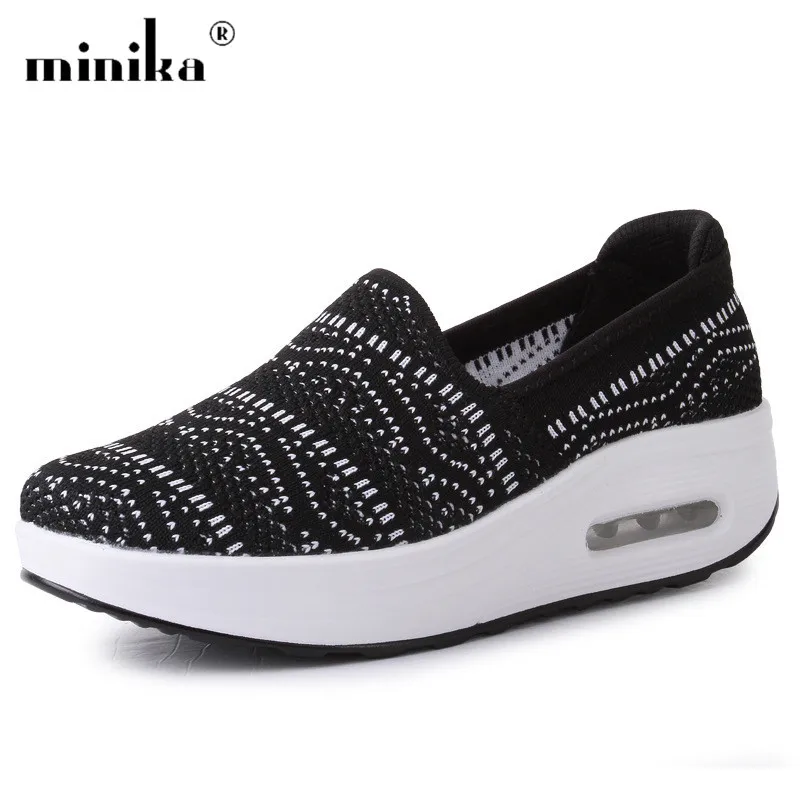 

Espadrilles Women Platform Sneakers 2019 Summer Canvas Casual Shoes Woman Air Heighten Breathable Ladies Trainers