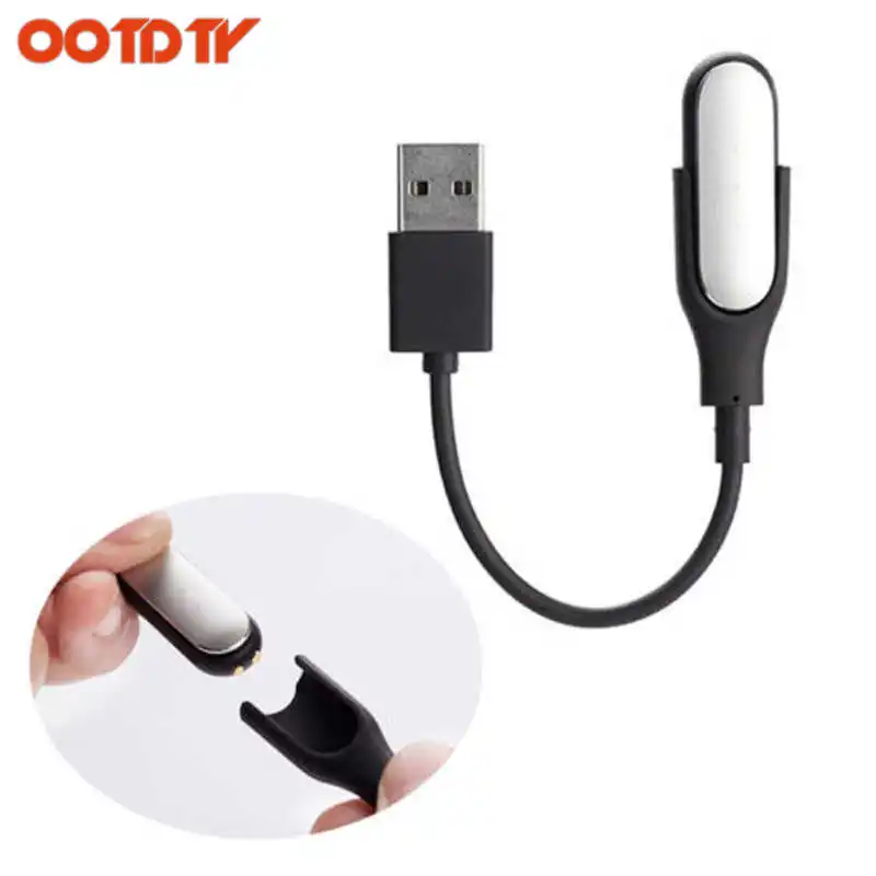 OOTDTY новая Замена usb зарядный кабель зарядное устройство Шнур для Xiaomi Mi Band 2 Смарт часы дропшиппинг