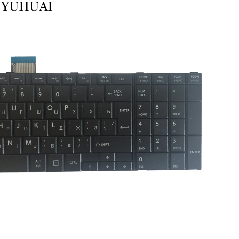 Новая русская клавиатура для ноутбука TOSHIBA SATELLITE C850 C855D C850D C855 C870 C870D C875 C875D L875D RU Клавиатура ноутбука