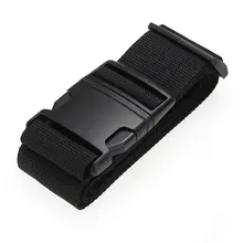 FGGS correa Del cinturón de Equipaje Cinturón de cuerda de la Cuerda Negro para la Maleta de Viaje Bolsa de 2 M