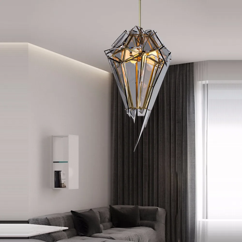 led e14 Gостмодерн Железные Стеклянные Светодиодные Лампы.Светодиодные Светильники Люстры Подвесные.Светильники Подвесные Светильники.Светильник Подвесной Светильник.Освещение Для Столовой,Фойе и Спальни