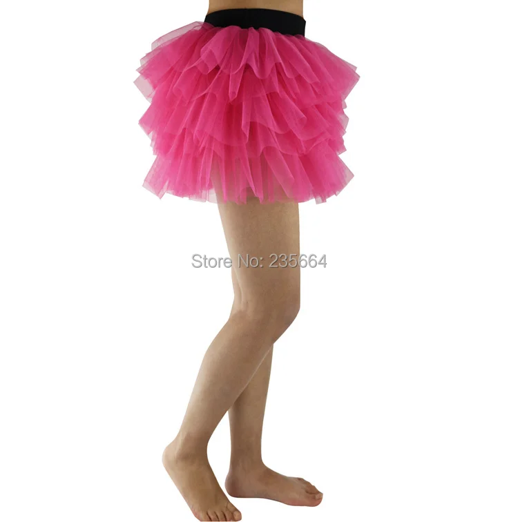 6-слойное бальное платье из Экстра-пушистый для подростков и девочек, носки-тапочки для взрослых, Женская мини-юбка пачка вечерние танцевальные мини-юбка одежда для представлений Женская юбка-пачка
