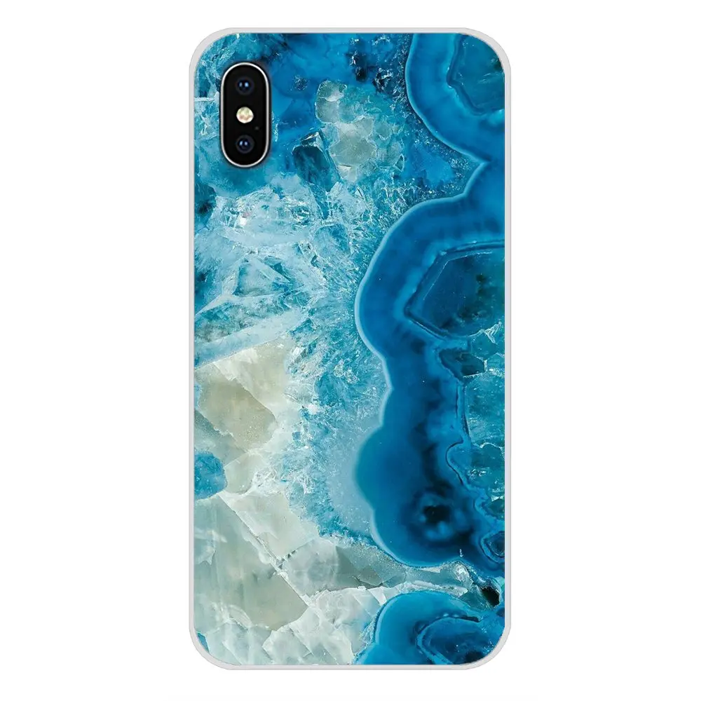 Мраморный зеленый камень для Apple iPhone X XR XS MAX 4 4S 5 5S 5C SE 6 6S 7 8 Plus ipod touch аксессуары