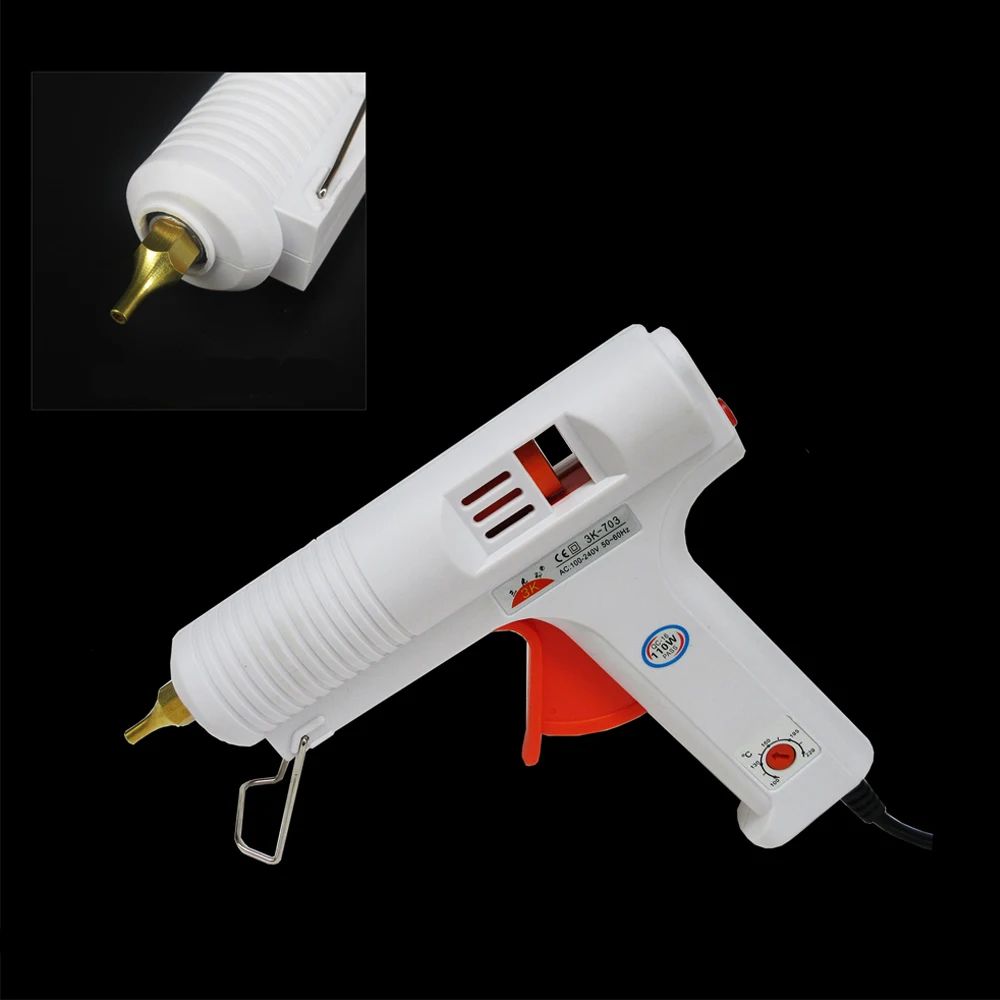 110W Hot Melt Glue Gun Adjustable High Temperature Glue Gun Graft Repair Tool Heat Gun AC110-240V For 11mm Glue Stick new temperature controller e5cn r2mt 500 100 240v ac e5cnr2mt500