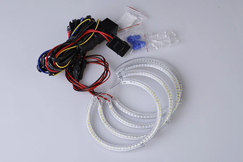 Hopstyling 1 комплект ксенон белый E46 не проектор SMD СВЕТОДИОДНЫЙ ангельские глазки для BMW авто светодиодный лампы светодиодный фар автомобиля-аксессуар для укладки