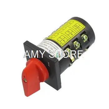 

AC 380V 10A 4KW Locking I-0-I 3 Position Cam Combination Changeover Switch