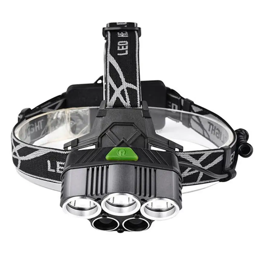 

50000LM 5x XM-L T6 LED Rechargeable USB Headlamp Head Light Zoomable For Night Bicycle Accessaries Led Flashlight Bike Lamp DZ50