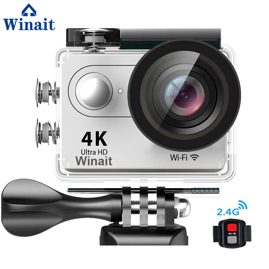 Спортивная Экшн камера H9R с дистанционным управлением 4 K Wi Fi 2 дюймовым дисплеем