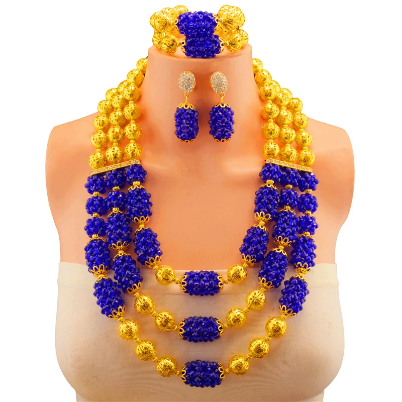 Свадебный подарок нигерийской свадьбы белый Африканский Бусины Ювелирные Набор моды в Дубае золотые Ювелирные наборы костюм Дизайн большо... Свадебный подарок нигерийской свадьбы белый Африканский Бусины Ювелирные Набор моды в Дубае золотые Ювелирные наборы костюм Дизайн большо...