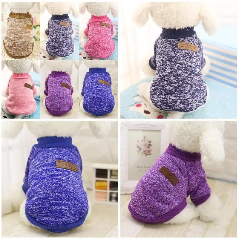 

Cute Dog Puppy Pet Clothes Outfit Pet Cat Dog Sweaters Jacket Coat For Small Dogs Supply 2017ing