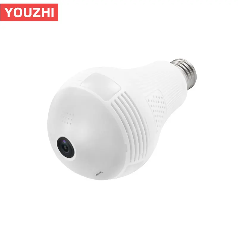 360 Degree Bulb Light WiFi camera 960P Fisheye 3MP 5MP Wireless led