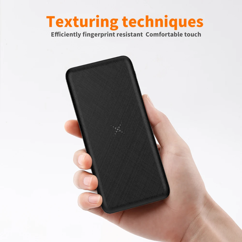 Baseus 10000mAh Wireless Charger Power Bank Dual USB Powerbank External Battery Wireless Charging For iPhone Xs Max Samsung S9