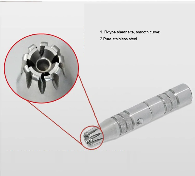 Новинка, портативный триммер для волос в носу, ручная, из нержавеющей стали, для удаления волос в носу, Мужская бритва для бритья, Вращающаяся бритва для волос в носу