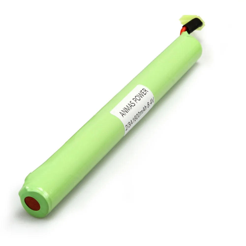 Anmaspower 8,4 V 1600mAh палка NiMH 2/3A страйкбол аккумуляторная батарея мини разъем Tamiya